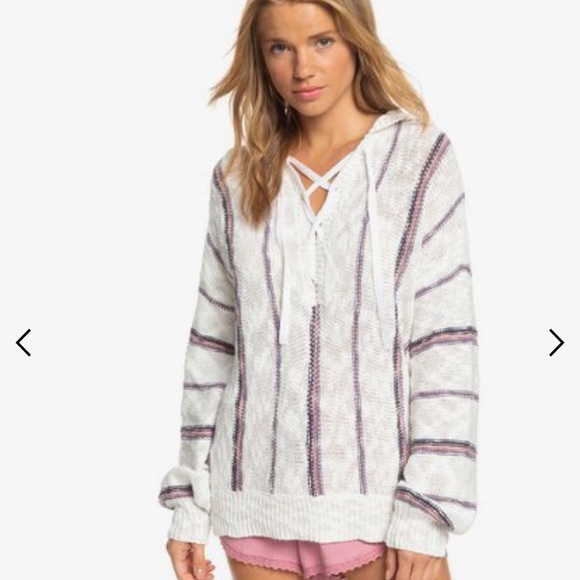 Roxy Sweaters - Roxy Hooded Poncho Sweater